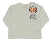 Bílé triko s číslem Esprit 