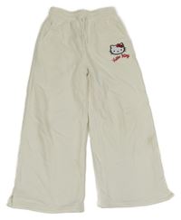 Biele culottes tepláky s Kitty Primark