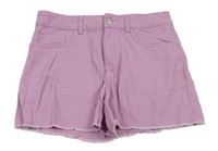 Lila rifľové kraťasy Name it