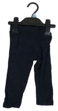 Nové - Tmavomodré žebrované tepláky F&F