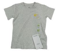 Nové - Šedé melírované tričko M&S