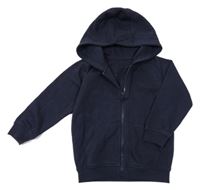 Tmavomodrá prepínaci mikina s kapucňou Matalan