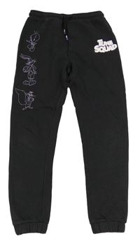 Tmavosivé cuff tepláky so SPACE JAM M&S