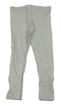 Světlešedé melírované legíny George