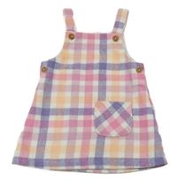 Kostkované vlněné šaty s kapsou Nutmeg