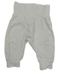 Světlepudrovo-smotanové melírované turecké tepláky H&M