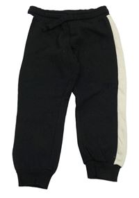 Černo-šedé tepláky H&M