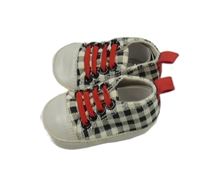 Nové - Černo-smetanové kostkované capáčky vel. 16