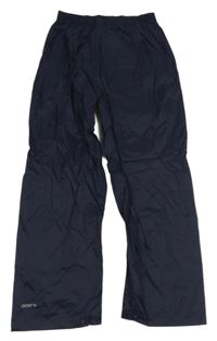 Tmavomodré šusťákové nepromokavé funkční kalhoty Mountain Warehouse