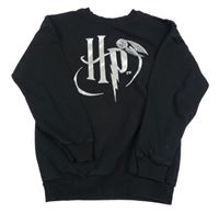 Čierna mikina s potiskem - Harry Potter George