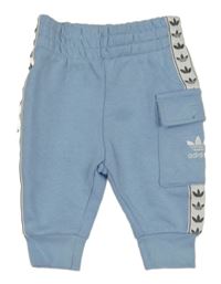 Světlemodré tepláky s kapsou Adidas