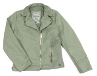 Svetlozelený semišový podšitý krivák Tokyo Laundry