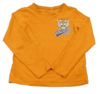 Oranžové tričko s tigrom Name it