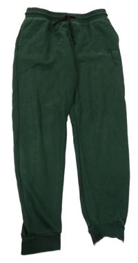 Tmavozelené tepláky s nápisem George