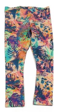 Růžovo-barevné legíny s listy Next