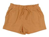 Cihlové bavlněné kraťasy Tu
