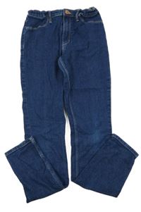 Tmavomodré skinny fit rifle H&M