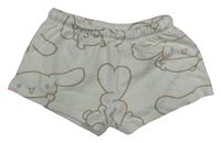 Smetanové teplákové kraťasy s Cinnamoroll - Hello Kitty H&M