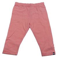 Červeno-biele pruhované crop legíny zn. kids