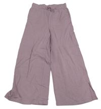 Lila široké tepláky H&M