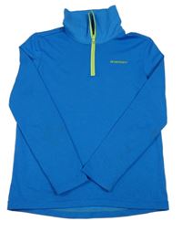 Modrá športová funkčná mikina