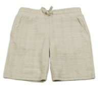 Svetlobéžové vzorované kraťasy F&F