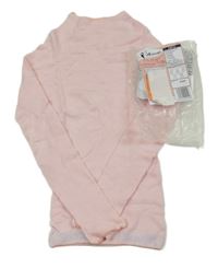 Nové - světlerůžové úpletové spodní triko Skinnies