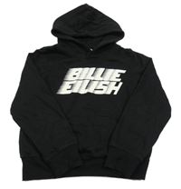 Čierna mikina s logom a kapucňou H&M