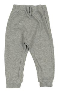 Šedé melírované baggy tepláky George