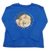 Modré triko s lvem S. Oliver