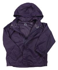 Švestková šusťáková nepromokavá bunda s kapucí Mountain Warehouse