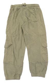 Khaki tepláky s vreckami George