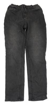 Tmavošedé slim fit rifle H&M