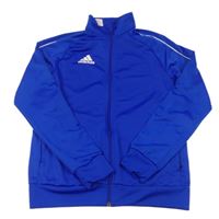 Tmavomodrá prepínaci športová mikina s logom Adidas