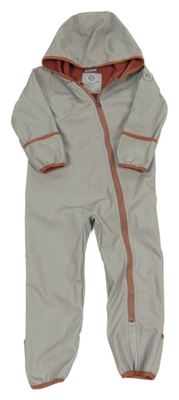 Šedá vzorovaná softshellová funkční kombinéza s kapucí Killtec 