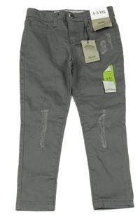 Nové - Šedé skinny rifle s prošoupáním Denim Co.