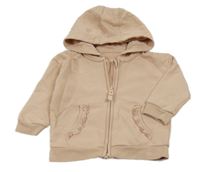 Pudrová prepínaci mikina s kapucňou George