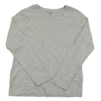 Svetlosivé melírované tričko H&M