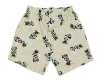 Smetanové kraťasy s Minnie Primark