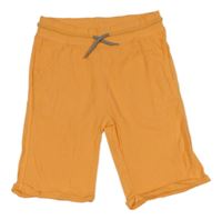 Oranžové teplákové kraťasy
