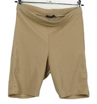 Dámské béžové elastické kraťasy Boohoo 