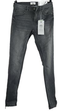 Nové - Dámske sivé skinny rifle Only vel. 28/34