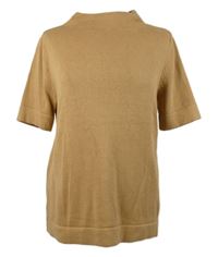 Dámske béžové pletené tričko