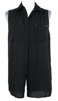 Dámska čierna šifónová blúzka Atmosphere