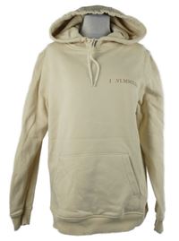 Pánska béžová mikina s kapucňou