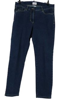 Dámské tmavomodré rifle Come on