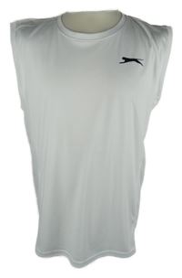 Pánske biele športové funkčné tielko Slazenger