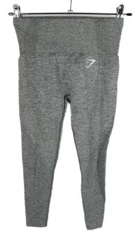Dámské šedé sportovní funkční legíny Gymshark 