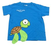 Azurové tričko so korytnačkou