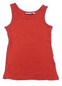 Červený rebrovaný top Pepperts